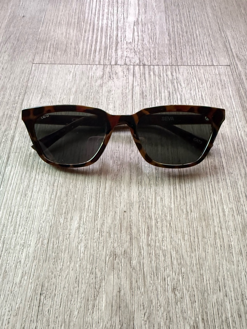 otra seva tortoise brown & black retro modern cat eye sunglasses eyewear NEW